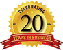 Celebrating 20 Years In Business